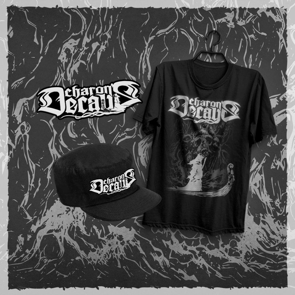 Image of Charon's Decay Merchandise (Patch, Shirt and Cap)